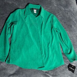 Sag Harbor Green Blouse